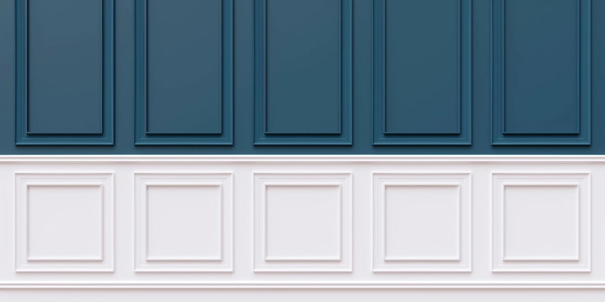Complementary-colored Wall Moulding